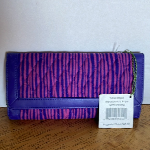NWT Vera Bradley Purple Women's Wallet - Picture 5 of 5